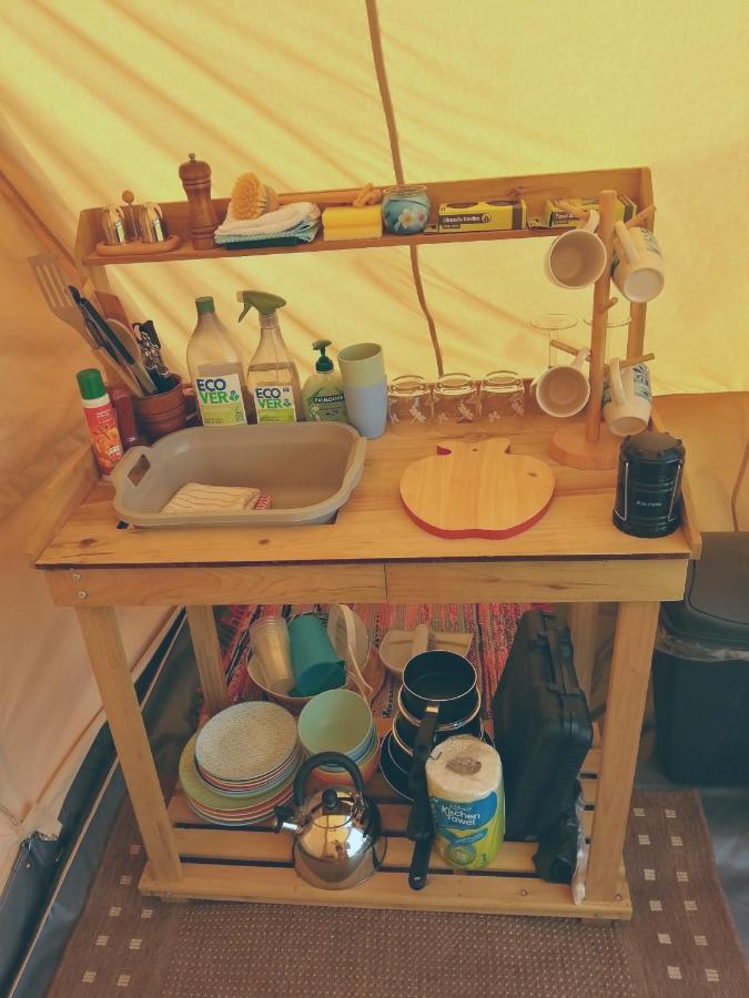 Coed Y Brenin Retreat - Bell Tent Glamping Near Aberaeron Ciliau-Aeron Dış mekan fotoğraf